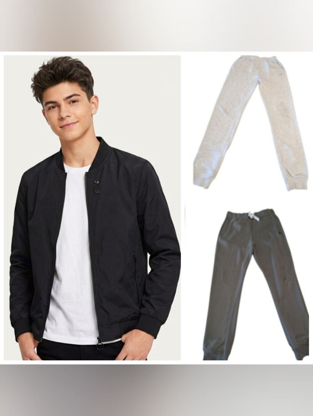 Boys Jacket, Sweatpants Lot